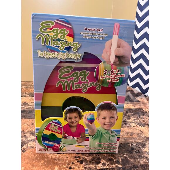 EggMazing Egg Decorator Kit Brand New Ages 3+ Non-toxic Markers Fun - Picture 1 of 4